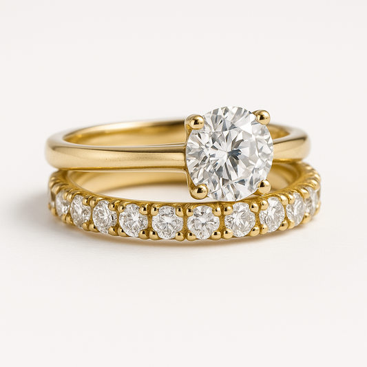 Savaya ring set | Gold 18k